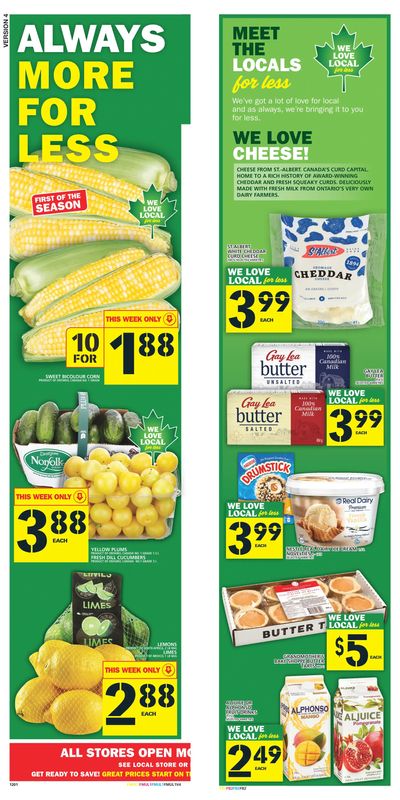 Food Basics (GTA, Kitchener and London Area) Flyer July 30 to August 5