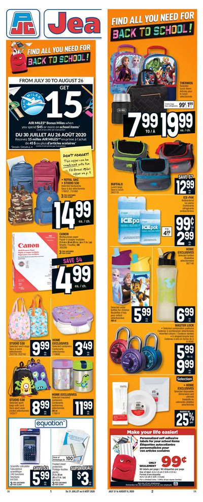 Jean Coutu (ON) Flyer July 31 to August 6 Jean Coutu (ON) Flyer July 31 to August 6