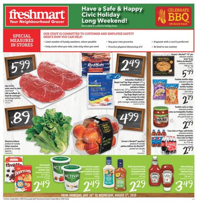Freshmart (ON) Flyer July 30 to August 5