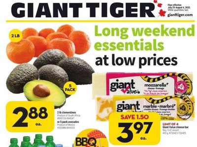 Giant Tiger Canada Flyer Deals July 29th to August 4th