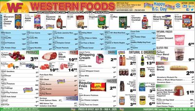 Western Foods Flyer July 29 to August 4