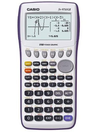  Casio fx-9750GII Graphing Calculator, Blue For $29.00 At Amazon Canada