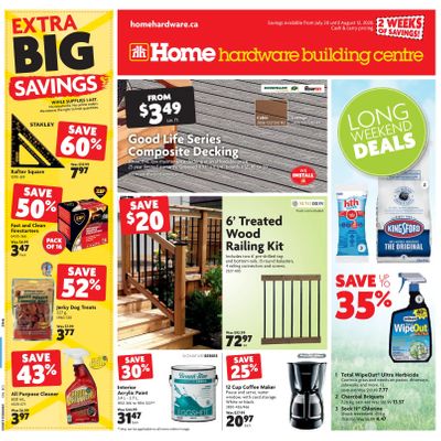 Home Hardware Building Centre (BC) Flyer July 30 to August 12