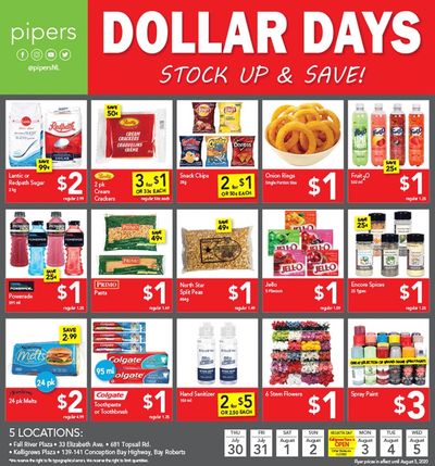 Pipers Superstore Flyer July 30 to August 5