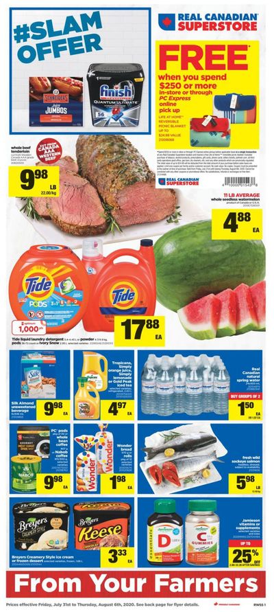 Real Canadian Superstore (West) Flyer July 31 to August 6
