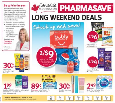 Pharmasave (BC) Flyer July 31 to August 6