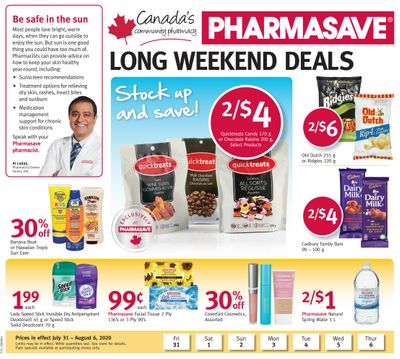 Pharmasave (ON) Flyer July 31 to August 6 Pharmasave (ON) Flyer July 31 to August 6
