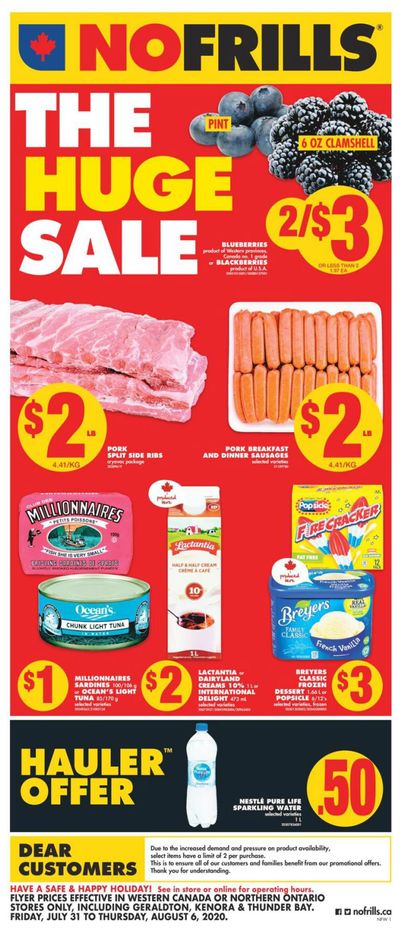 No Frills (West) Flyer July 31 to August 6