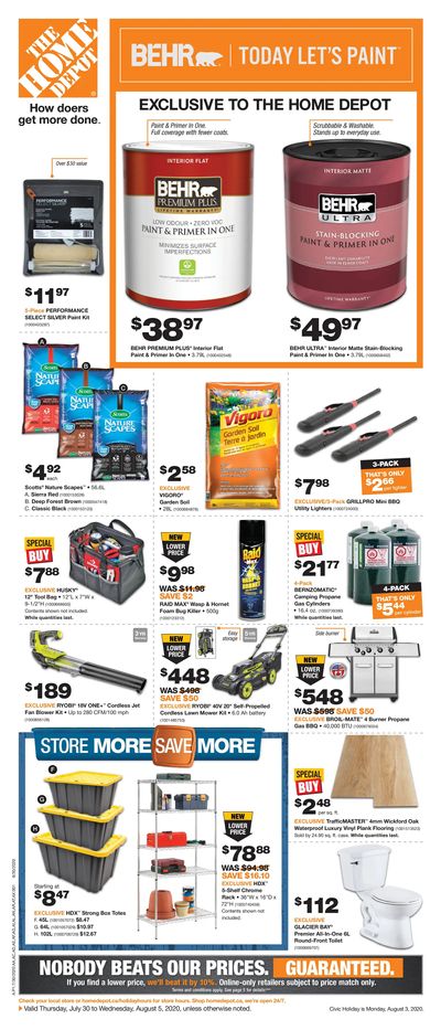Home Depot (ON) Flyer July 30 to August 5
