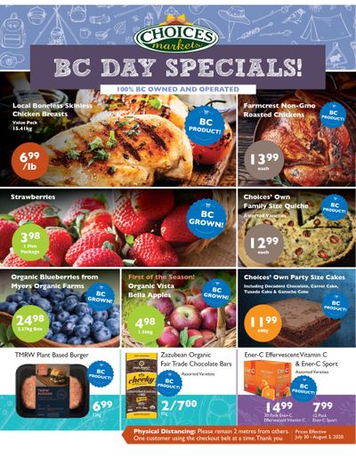 Choices Market Flyer July 30 to August 5