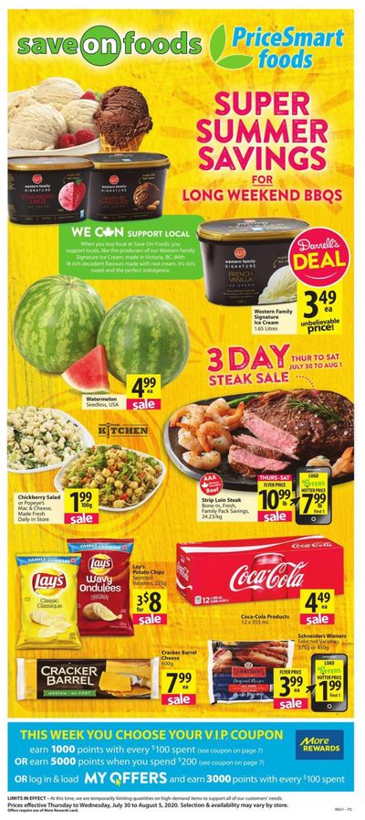 PriceSmart Foods Flyer July 30 to August 5