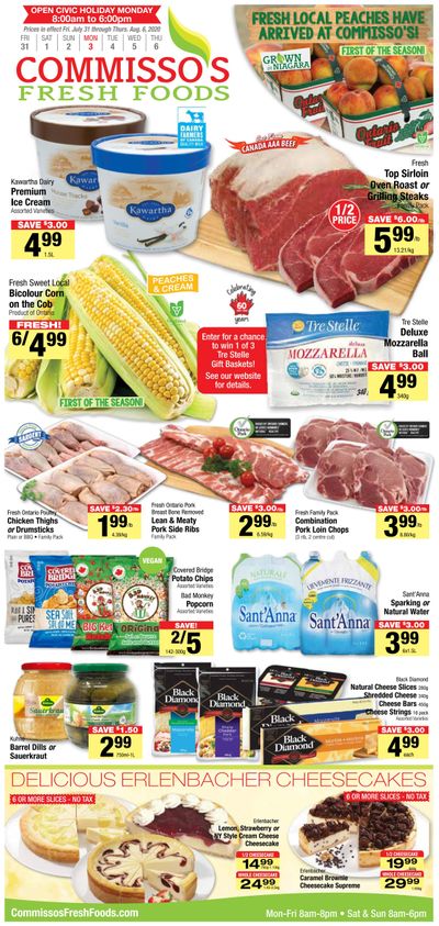 Commisso's Fresh Foods Flyer July 31 to August 6