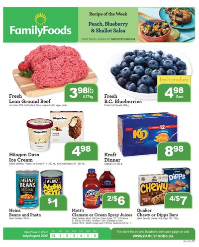Family Foods Flyer July 31 to August 6