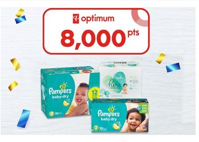 Real Canadian Superstore PC Optimum Flash Offer: 8000 Points For Every $40 Spent On Pampers Today Only