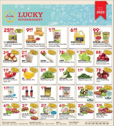Lucky Supermarket (Calgary) Flyer July 31 to August 6