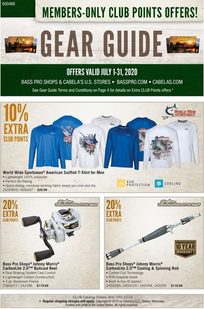Bass Pro Shops Weekly Ad July 1 to July 31