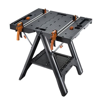 WORX Pegasus 31-in W x 32-in H 0-Drawer Plastic Work Bench On Sale for $99.00 (Save $80.00) at Lowe's Canada