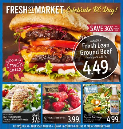 Fresh St. Market Flyer July 31 to August 6