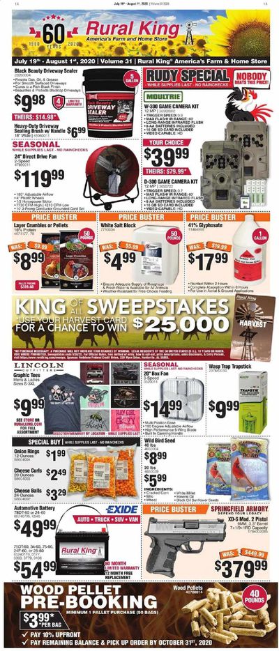 Rural King Weekly Ad July 19 to August 1