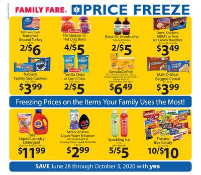 Family Fare Weekly Ad June 28 to October 3