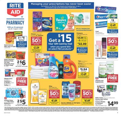 RITE AID Weekly Ad July 26 to August 1