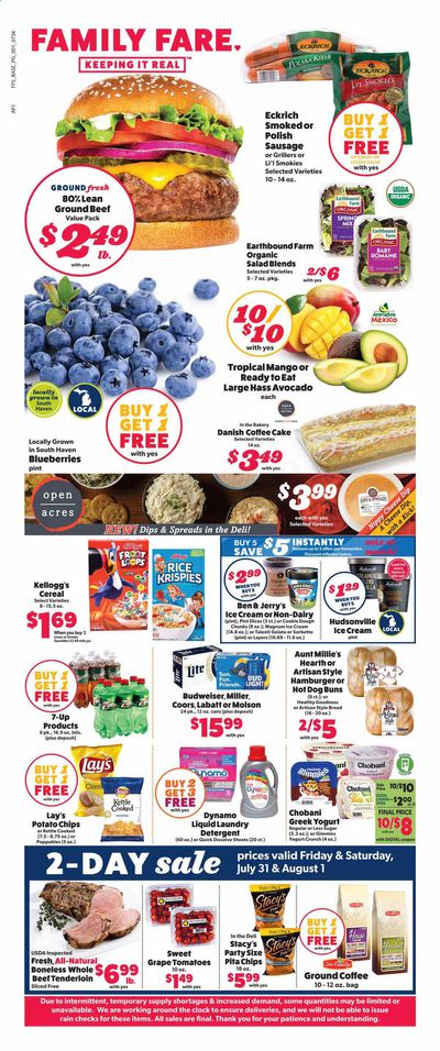 Family Fare Weekly Ad July 26 to August 1