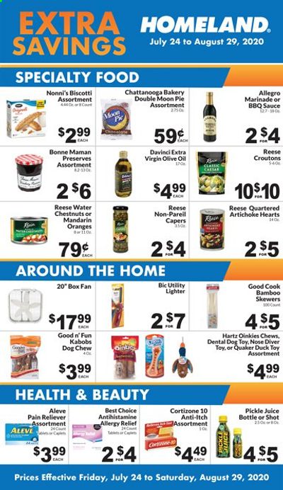 Homeland Weekly Ad July 24 to August 29
