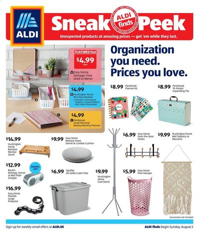 ALDI Weekly Ad August 2 to August 8