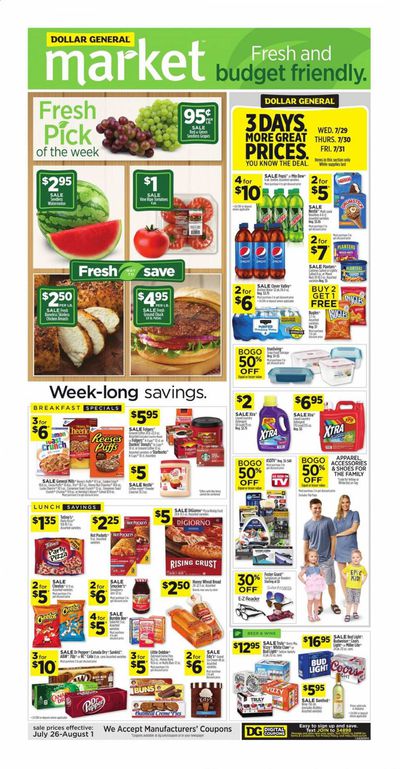 Dollar General (AL) Weekly Ad July 26 to August 1