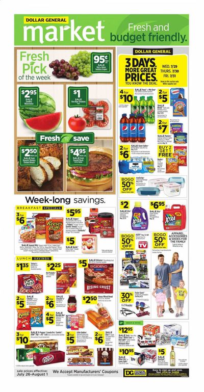 Dollar General (GA) Weekly Ad July 26 to August 1