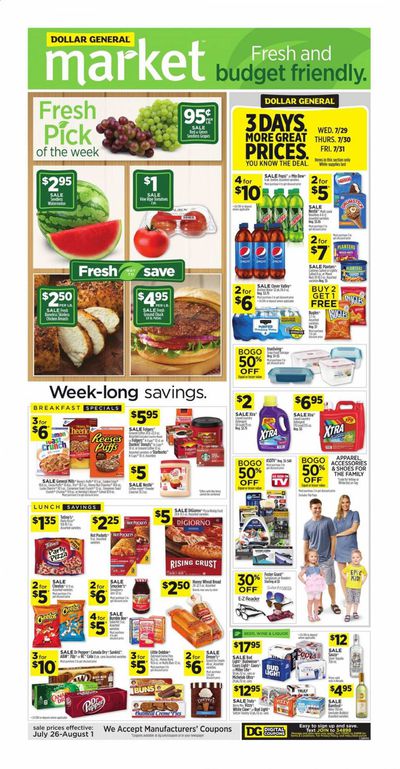 Dollar General (NV) Weekly Ad July 26 to August 1