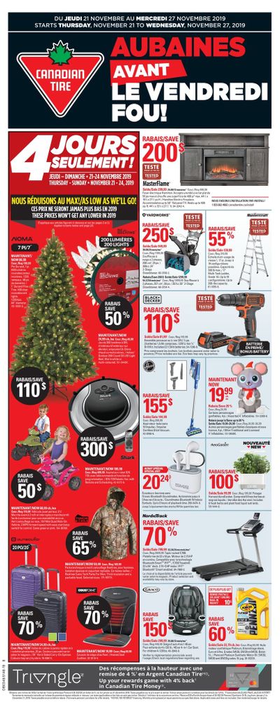 Canadian Tire (QC) Flyer November 21 to 27