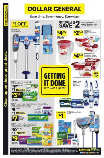 Dollar General Weekly Ad July 26 to August 1