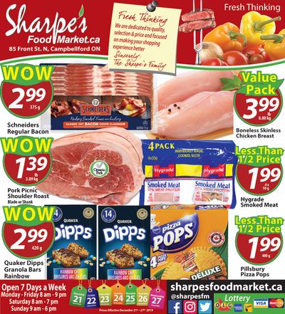 Sharpe's Food Market Flyer November 21 to 27