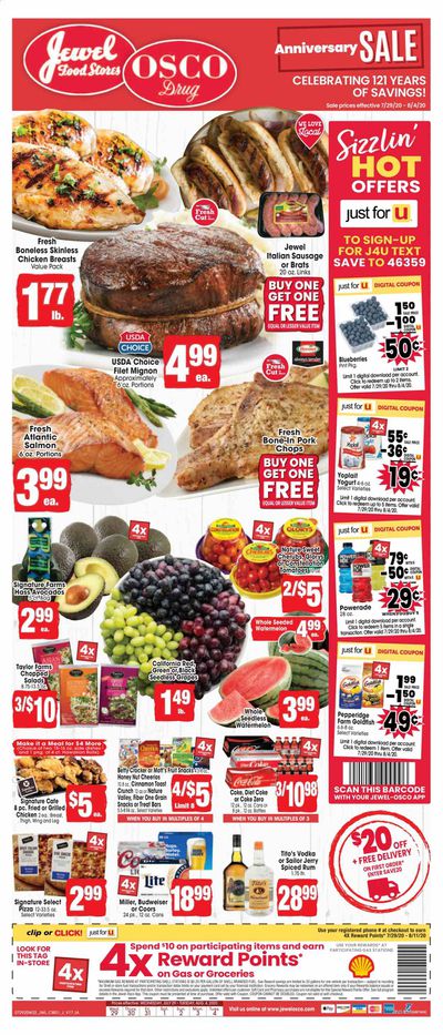Jewel Osco (IA) Weekly Ad July 29 to August 4