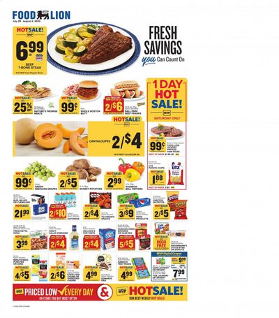 Food Lion (TN) Weekly Ad July 29 to August 4