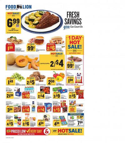 Food Lion (WV) Weekly Ad July 29 to August 4