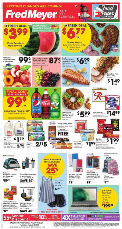 Fred Meyer Weekly Ad July 29 to August 4