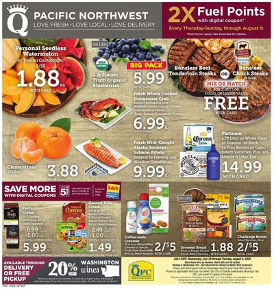 QFC Weekly Ad July 29 to August 4