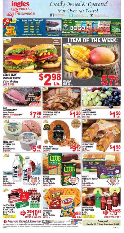 Ingles Weekly Ad July 29 to August 4