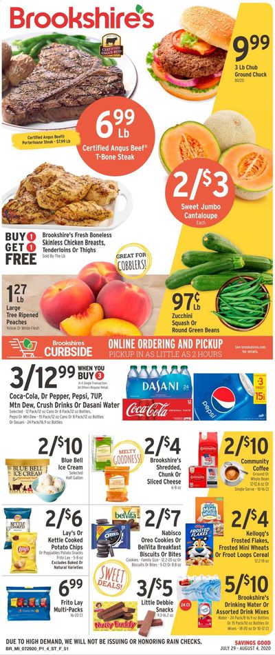 Brookshires Weekly Ad July 29 to August 4