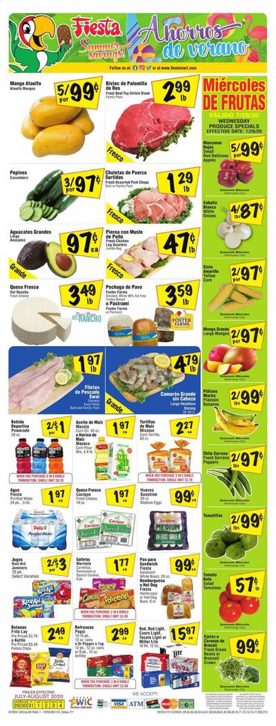 Fiesta Mart Weekly Ad July 29 to August 4