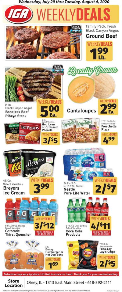 IGA Weekly Ad July 29 to August 4
