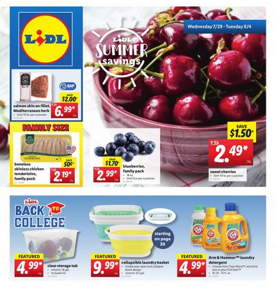 Lidl Weekly Ad July 29 to August 4