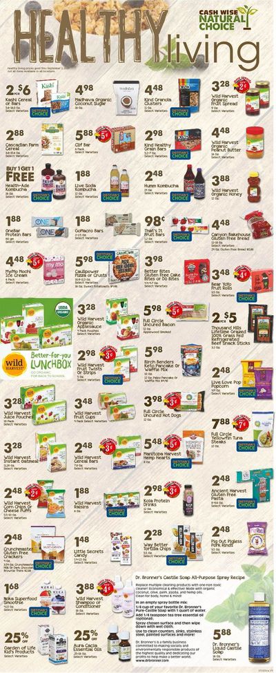 Cash Wise Weekly Ad July 29 to September 1