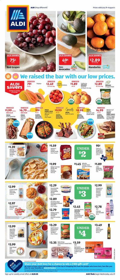 ALDI (TX) Weekly Ad July 29 to August 4