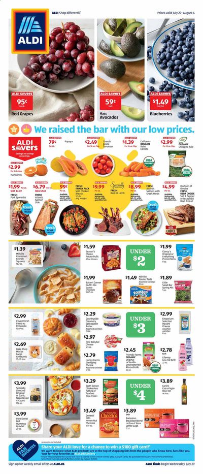 ALDI (AL, KY, MS, TN) Weekly Ad July 29 to August 4 ALDI (AL, KY, MS, TN) Weekly Ad July 29 to August 4