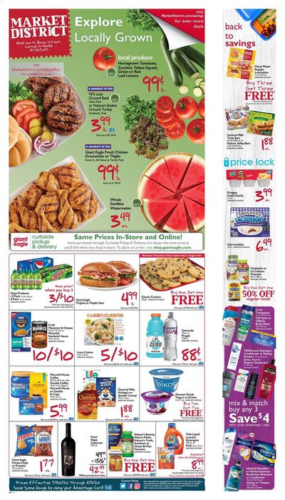 Giant Eagle (IN) Weekly Ad July 30 to August 5