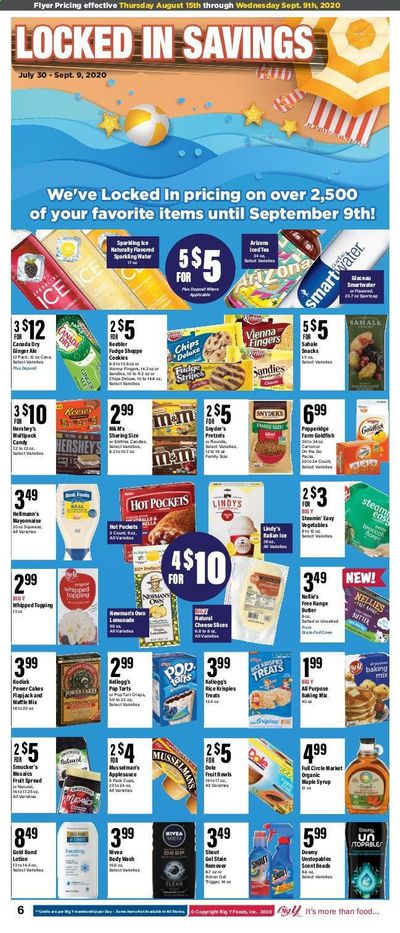 Big Y Weekly Ad August 15 to September 9