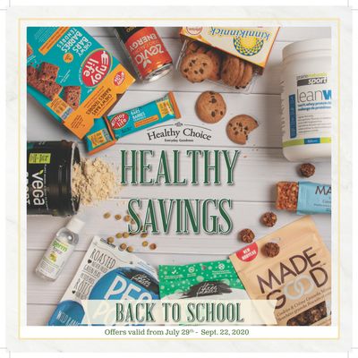 Freson Bros. Healthy Savings Flyer July 29 to September 22